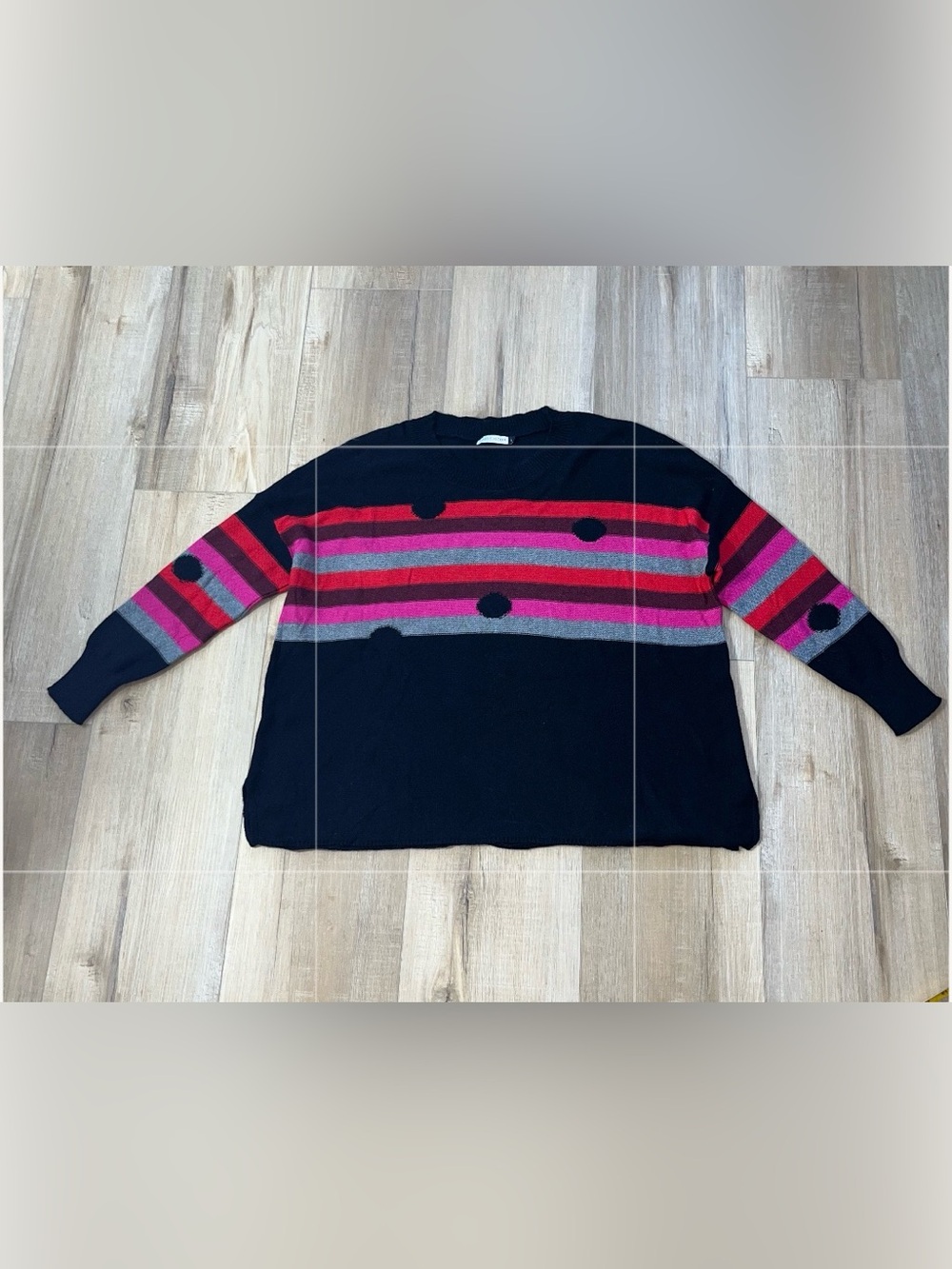 Zaket & Plover Women’s Cotton/Cashmere Crewneck Sweater Size Large